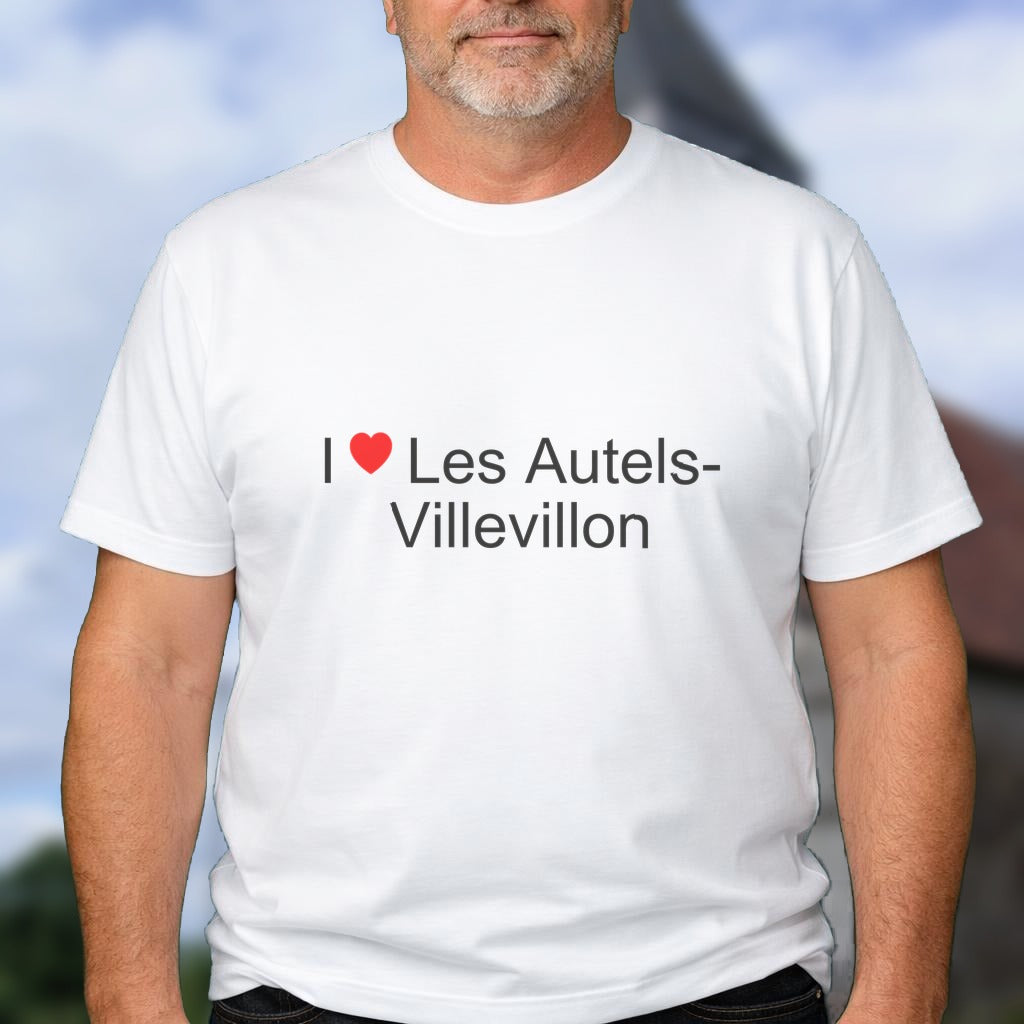 T-shirt I love les autels-villevillon
