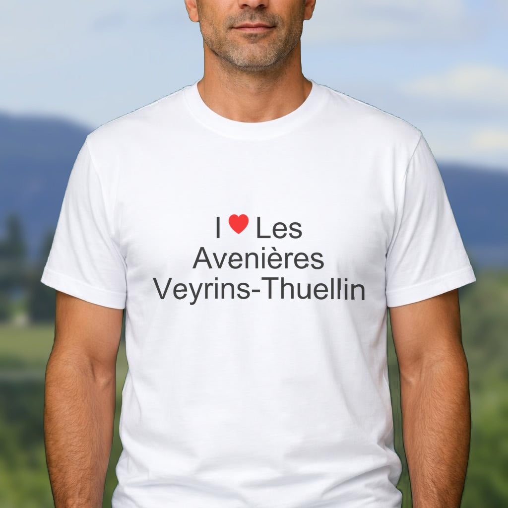 T-shirt I love les avenières veyrins-thuellin