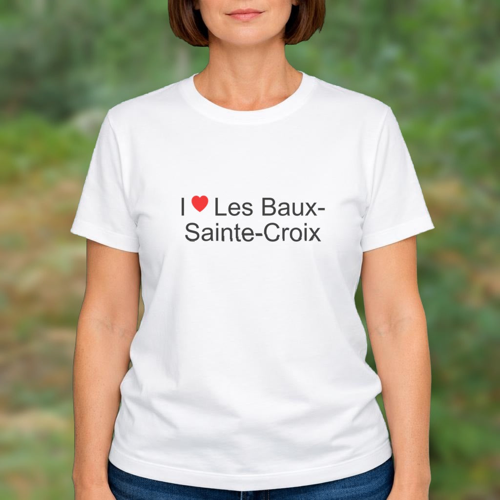 T-shirt I love les baux-sainte-croix