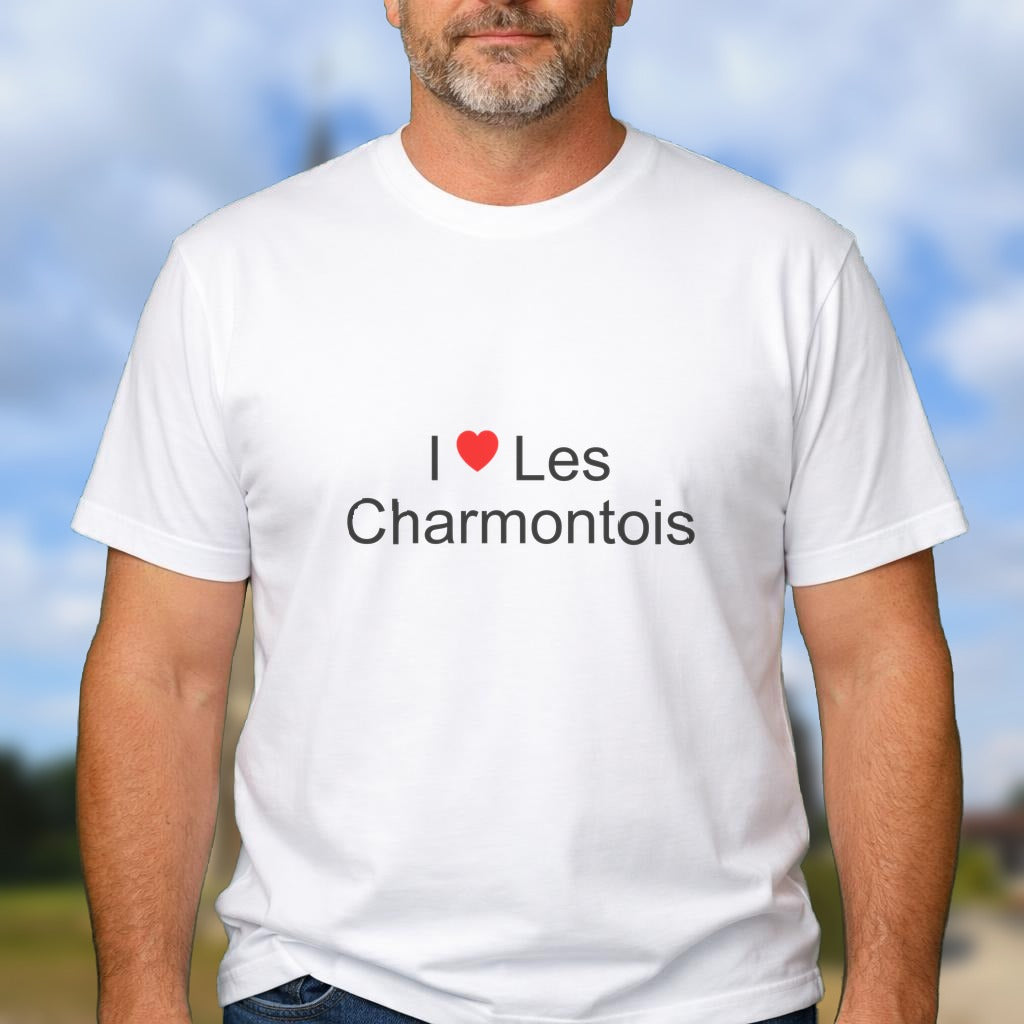 T-shirt I love les charmontois