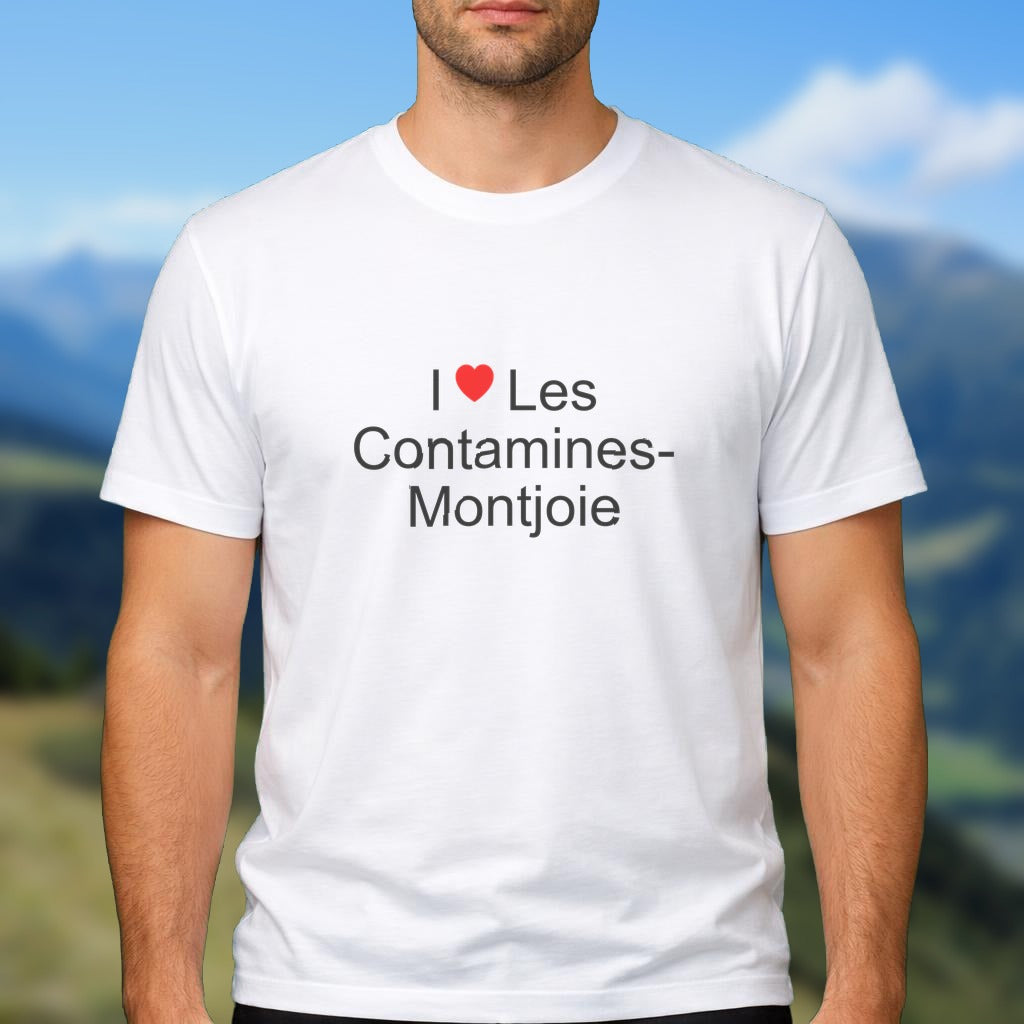 T-shirt I love les contamines-montjoie