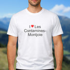 T-shirt I love les contamines-montjoie