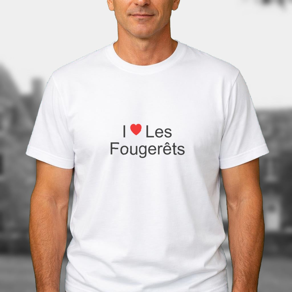 T-shirt I love les fougerêts