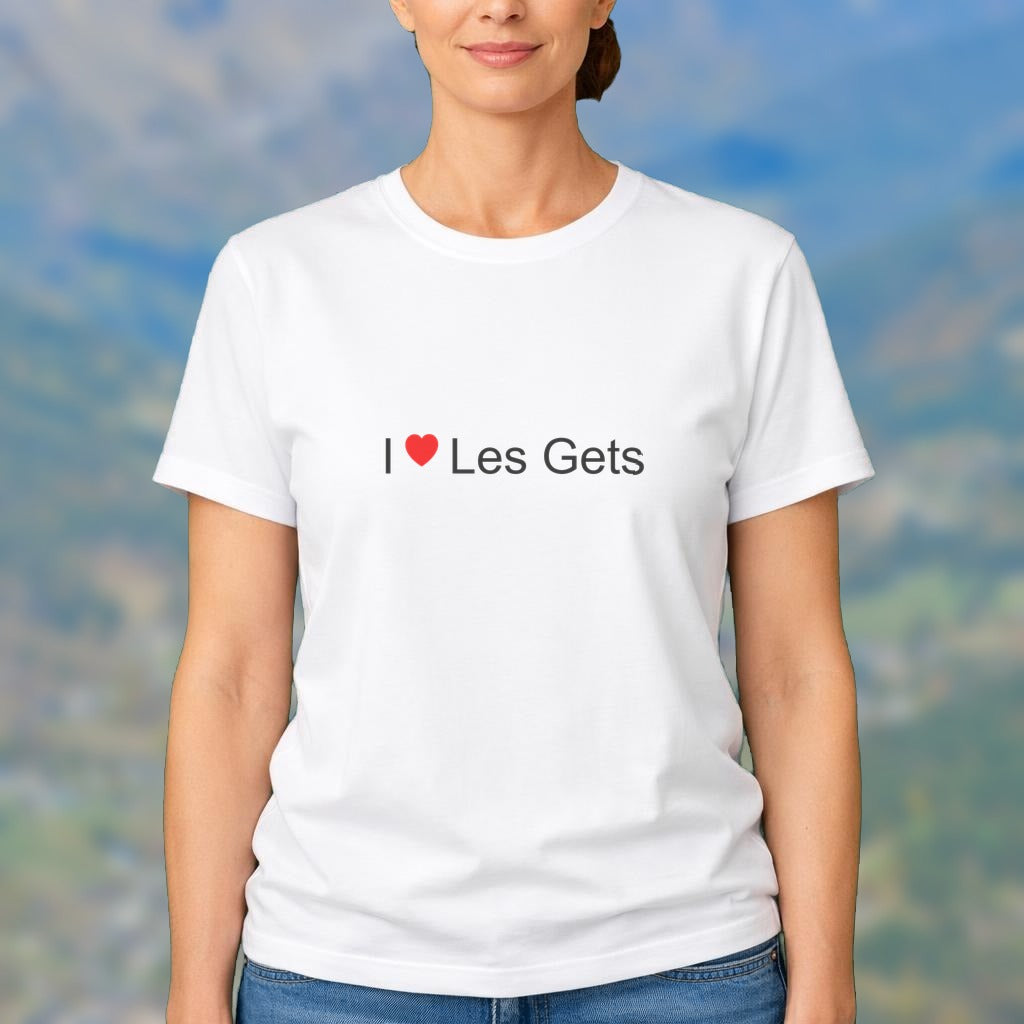 T-shirt I love les gets