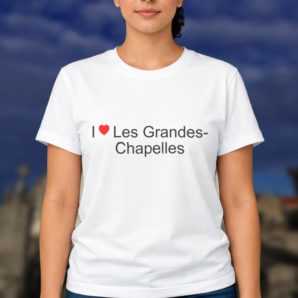 T-shirt I love les grandes-chapelles