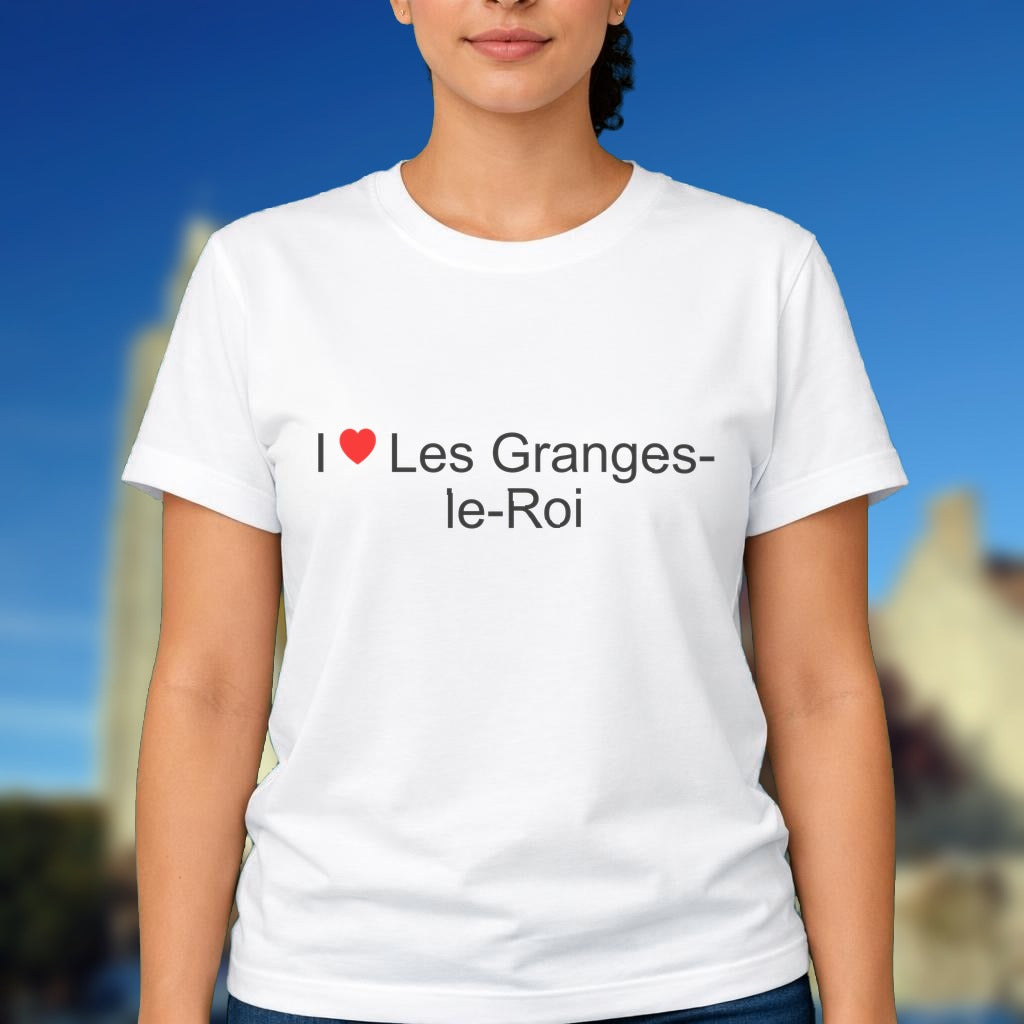 T-shirt I love les granges-le-roi