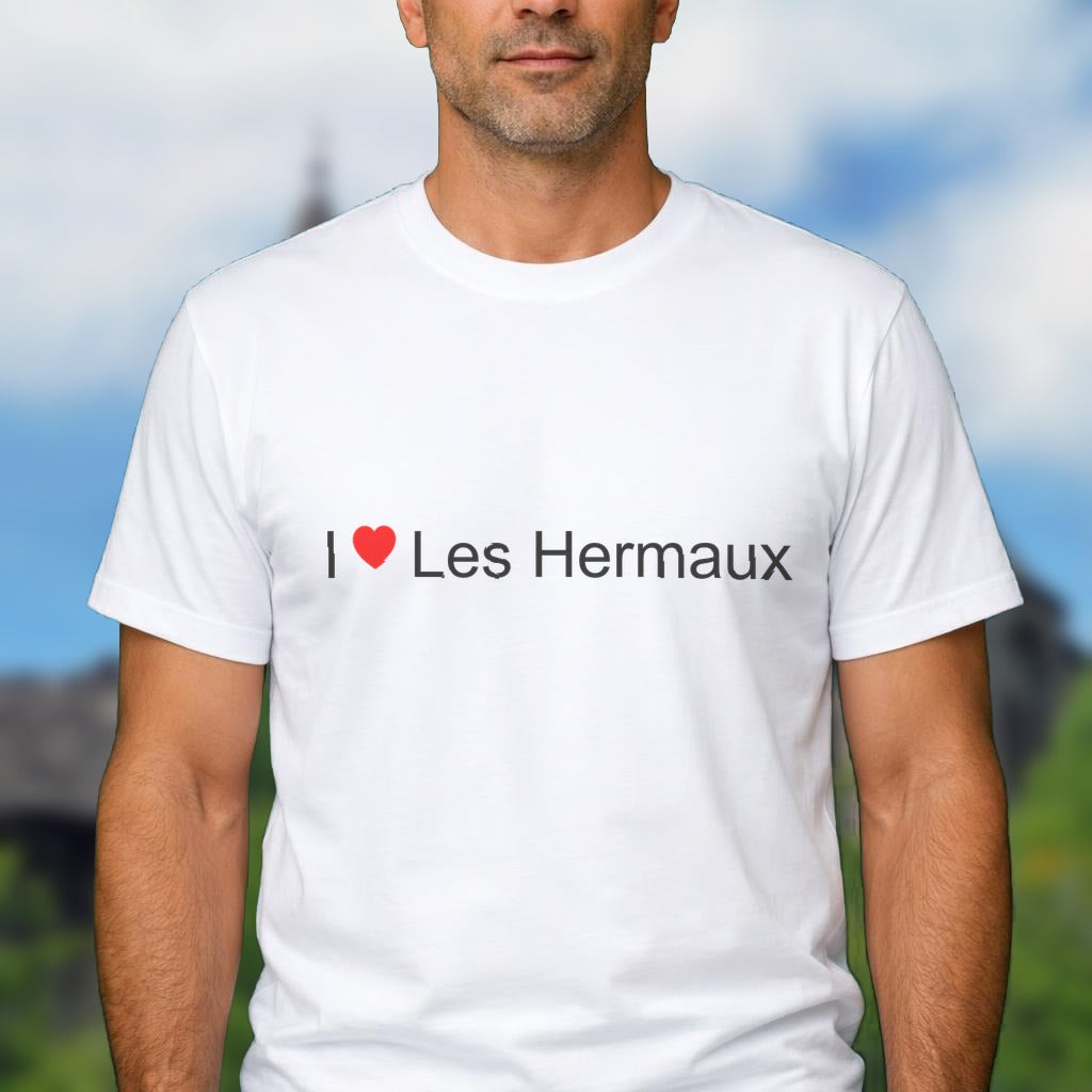 T-shirt I love les hermaux
