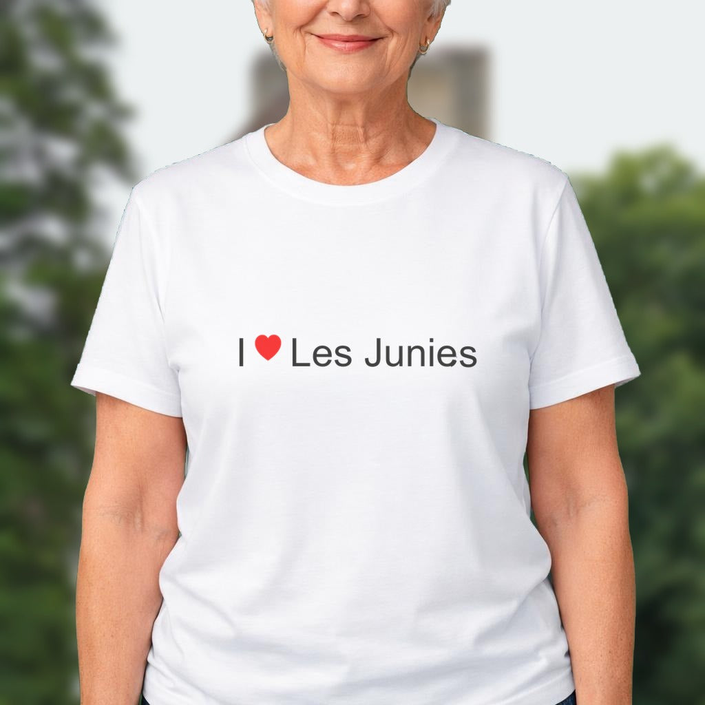 T-shirt I love les junies