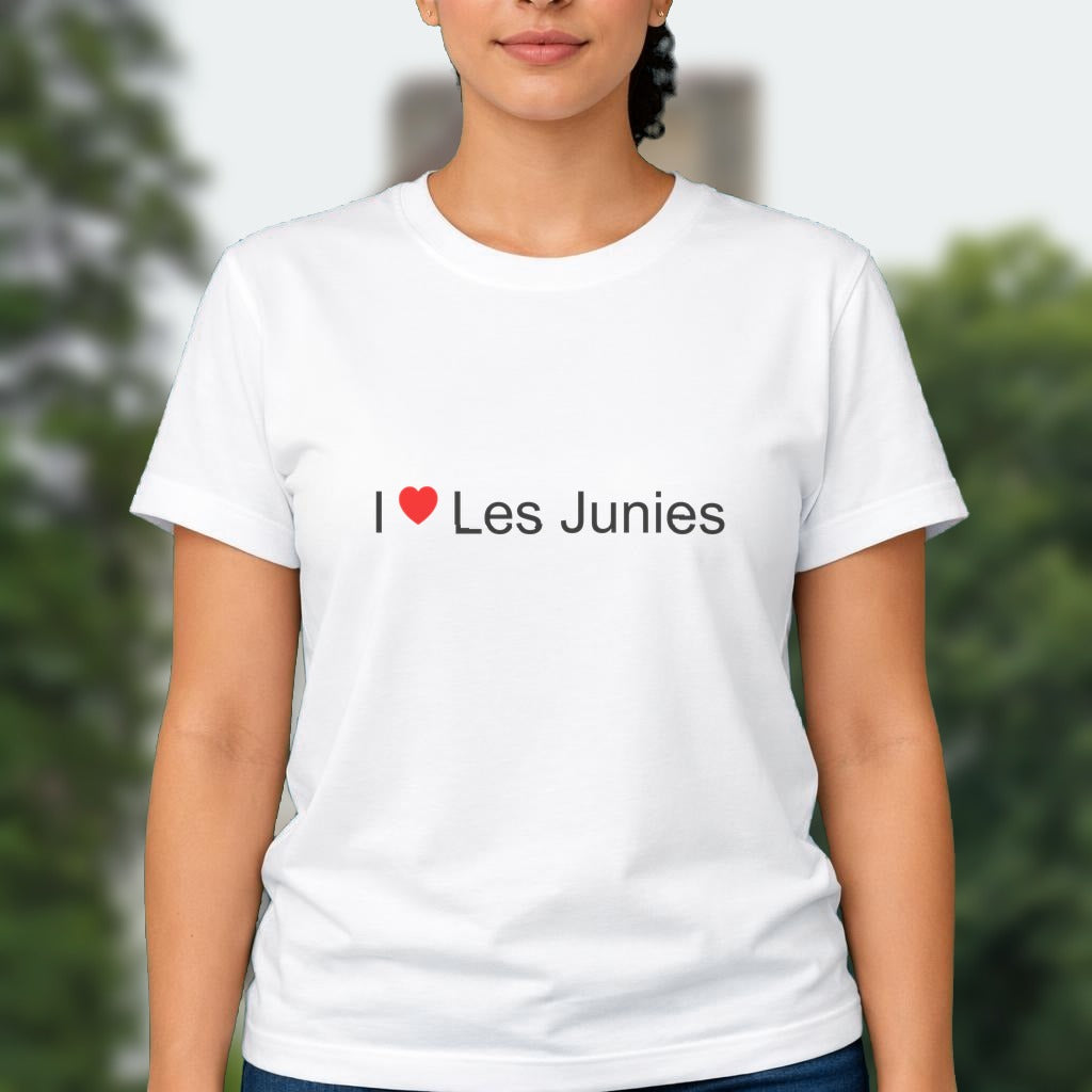 T-shirt I love les junies