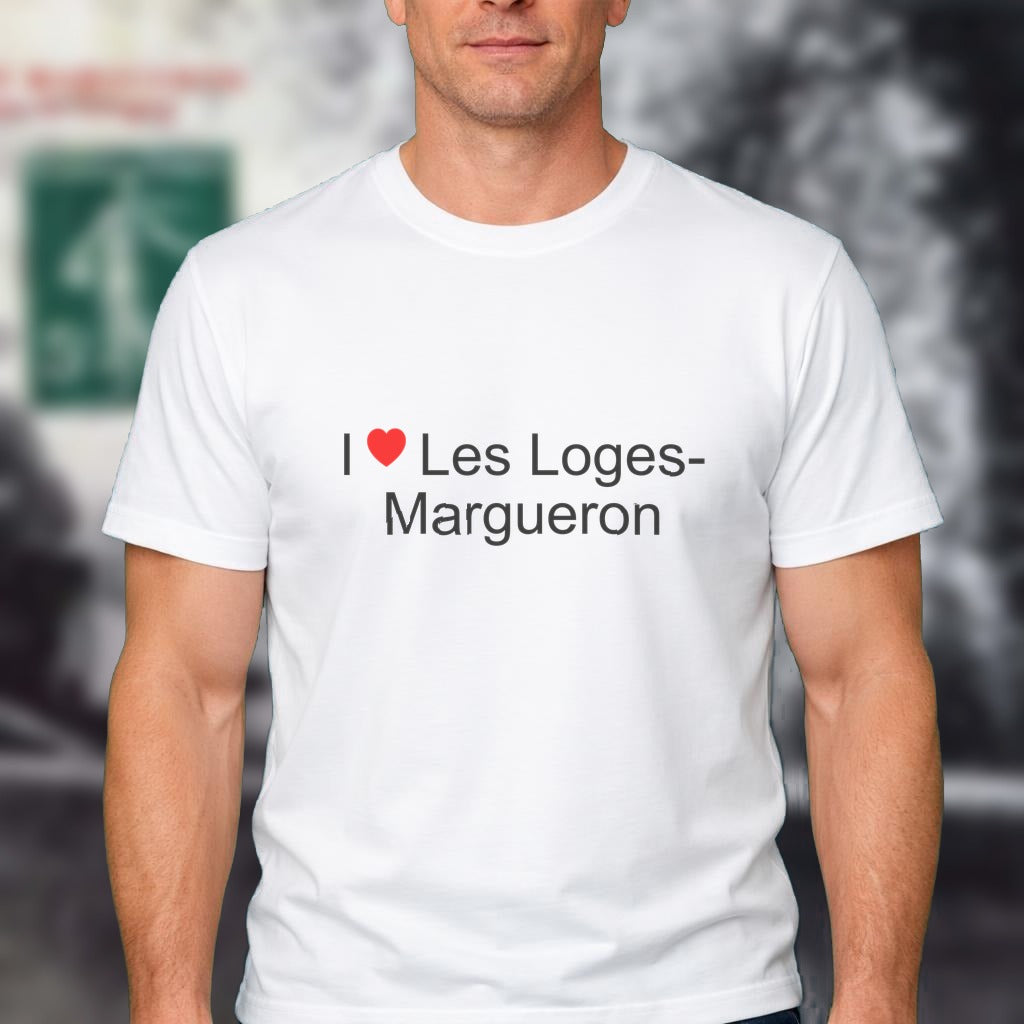 T-shirt I love les loges-margueron