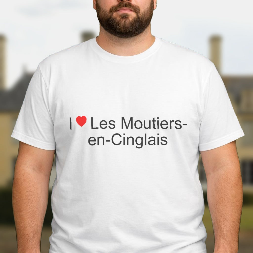 T-shirt I love les moutiers-en-cinglais