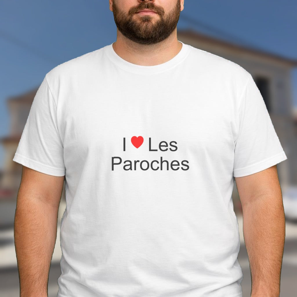 T-shirt I love les paroches