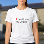 T-shirt I love les portes du coglais