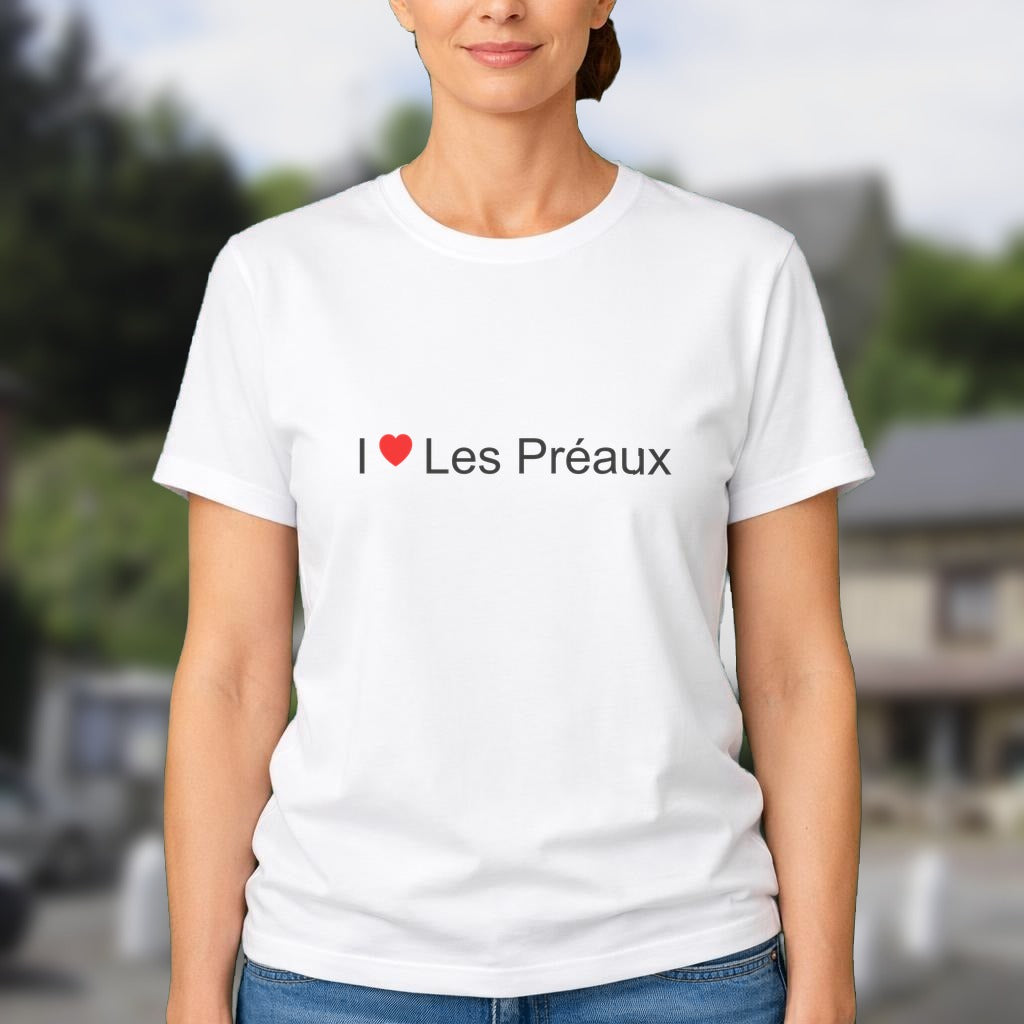 T-shirt I love les préaux