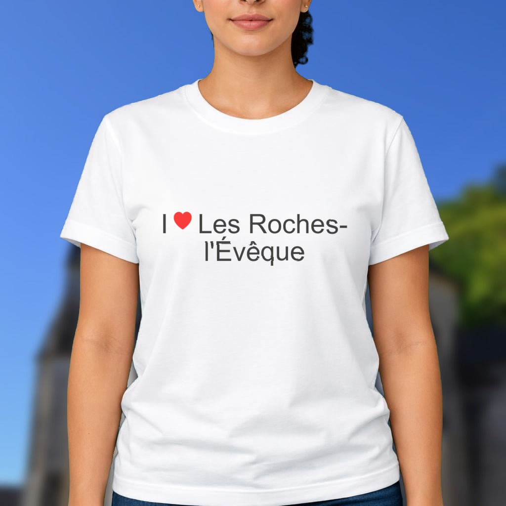 T-shirt I love les roches-l'évêque