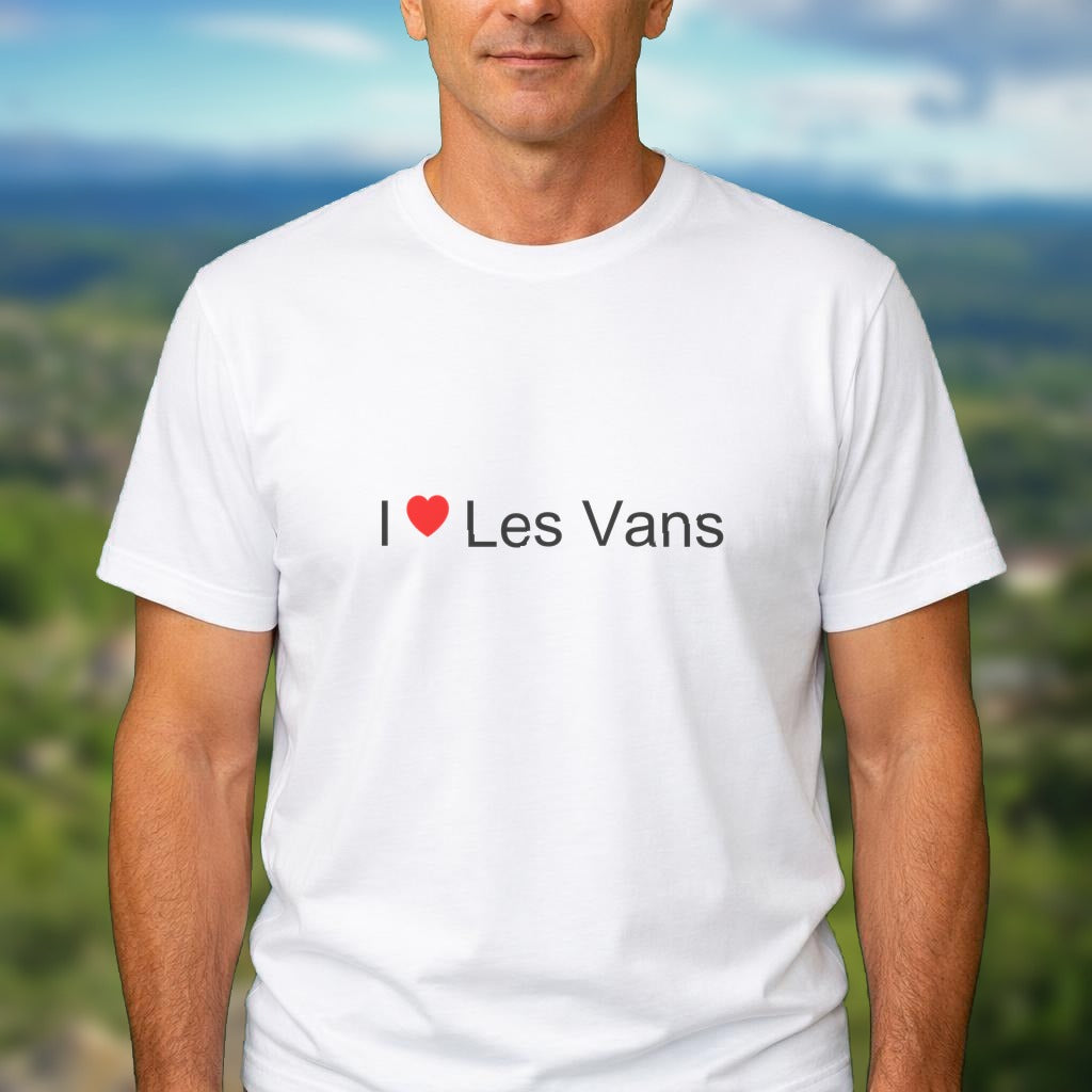 T-shirt I love les vans