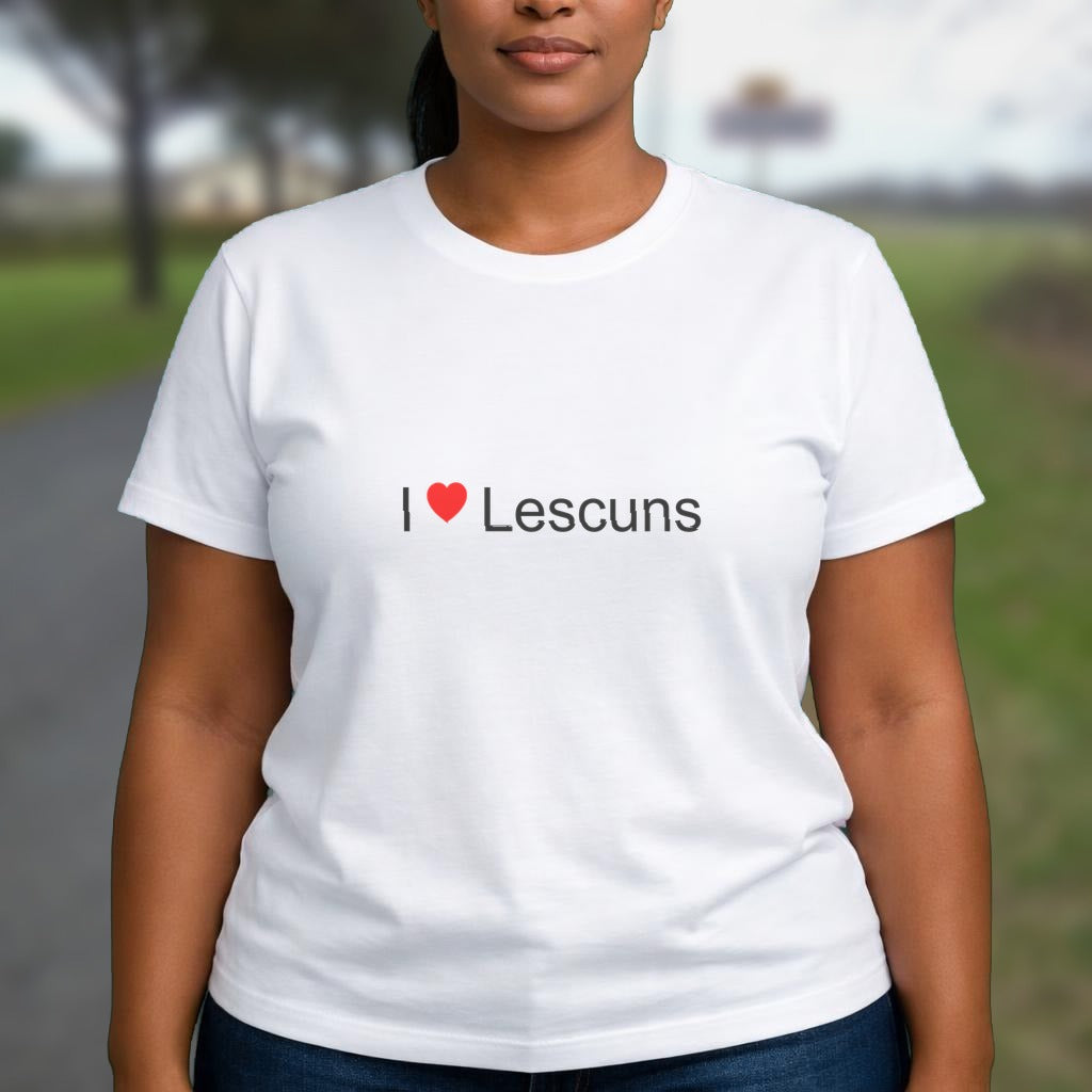 T-shirt I love lescuns