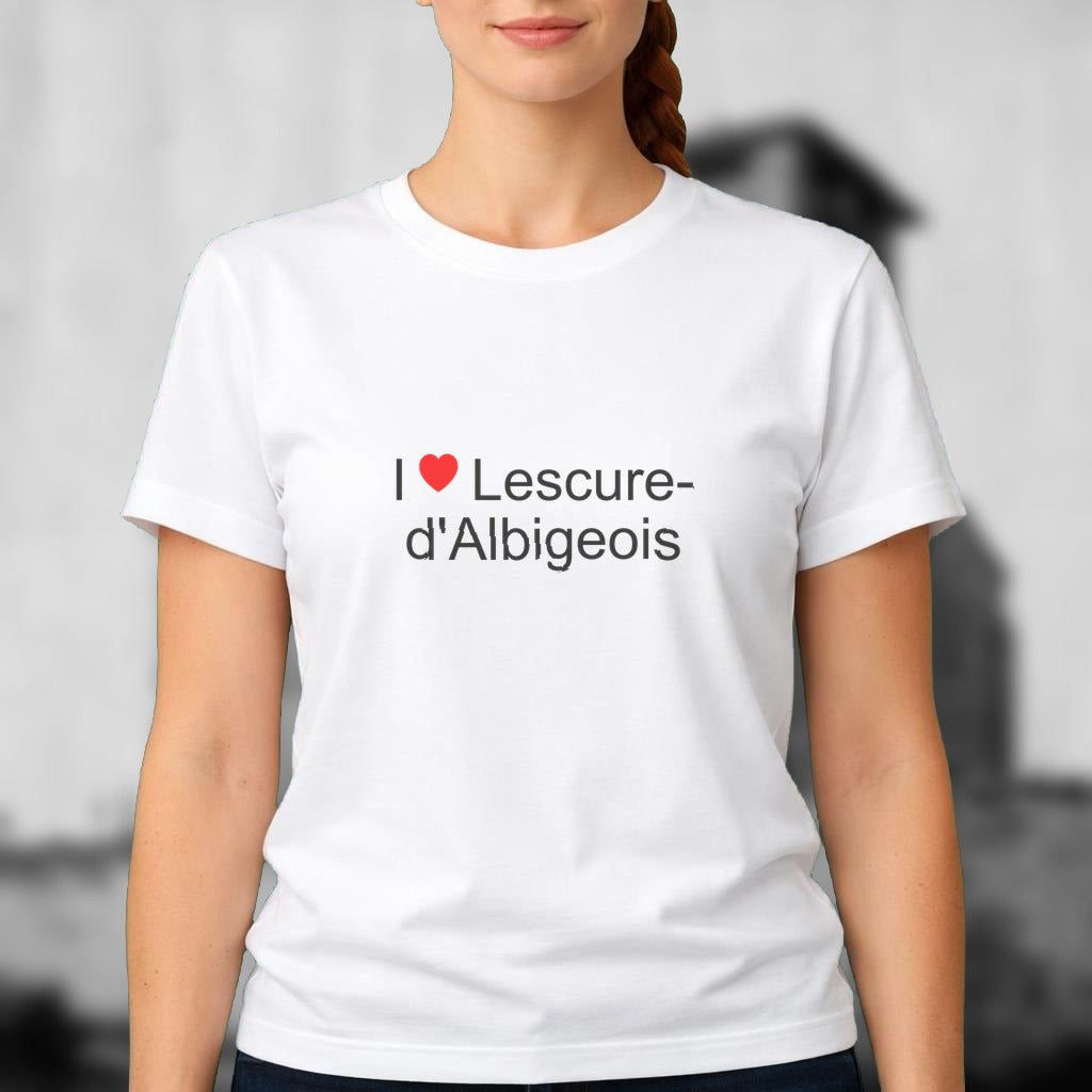 T-shirt I love lescure-d'albigeois