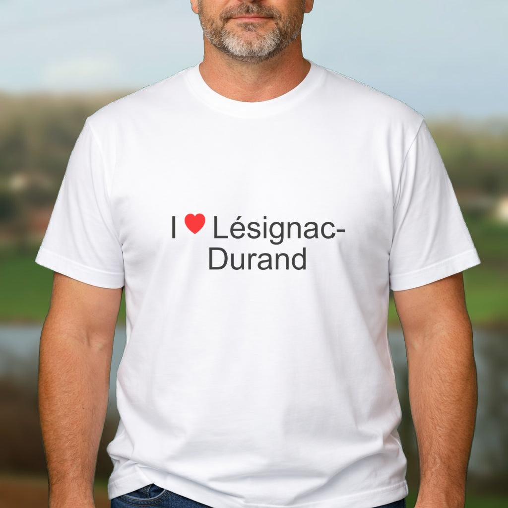 T-shirt I love lésignac-durand