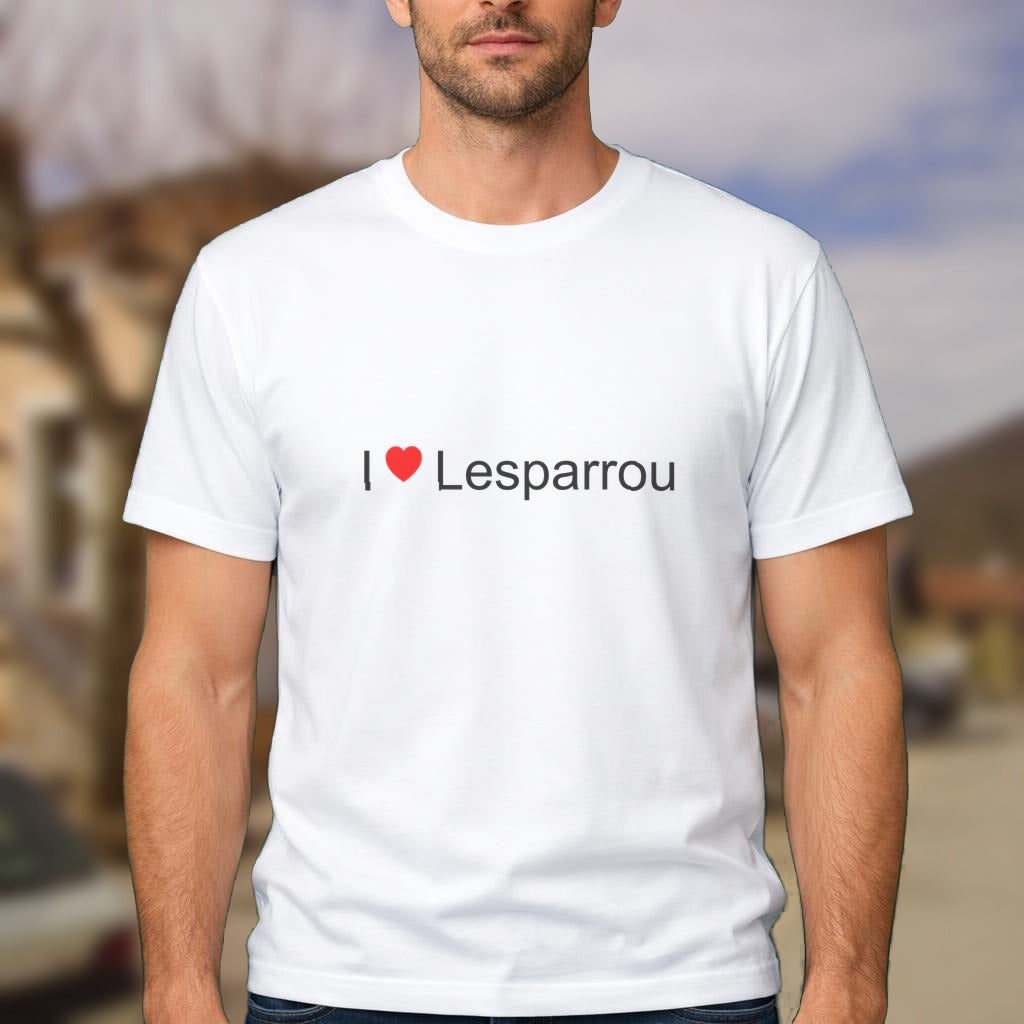 T-shirt I love lesparrou