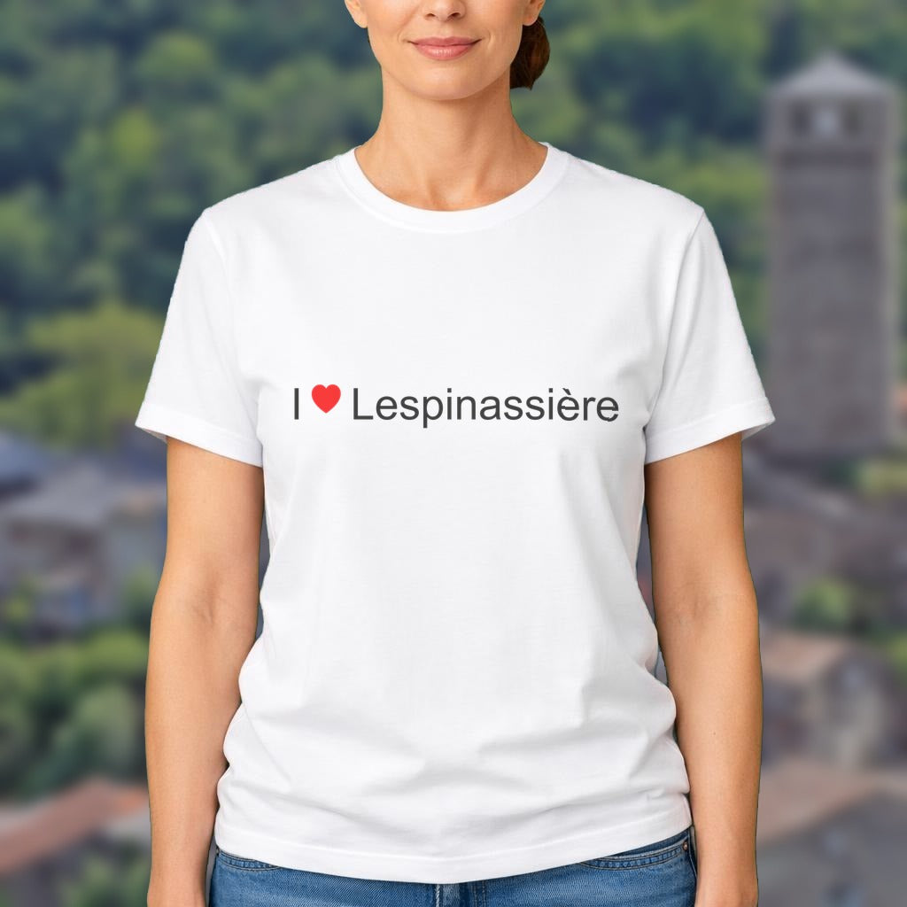 T-shirt I love lespinassière