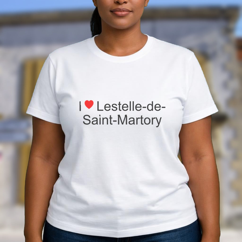 T-shirt I love lestelle-de-saint-martory