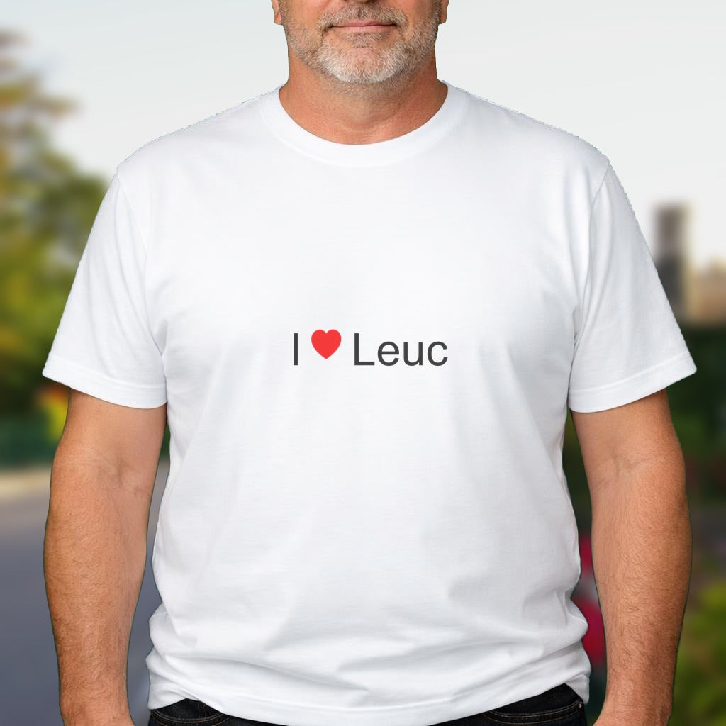 T-shirt I love leuc