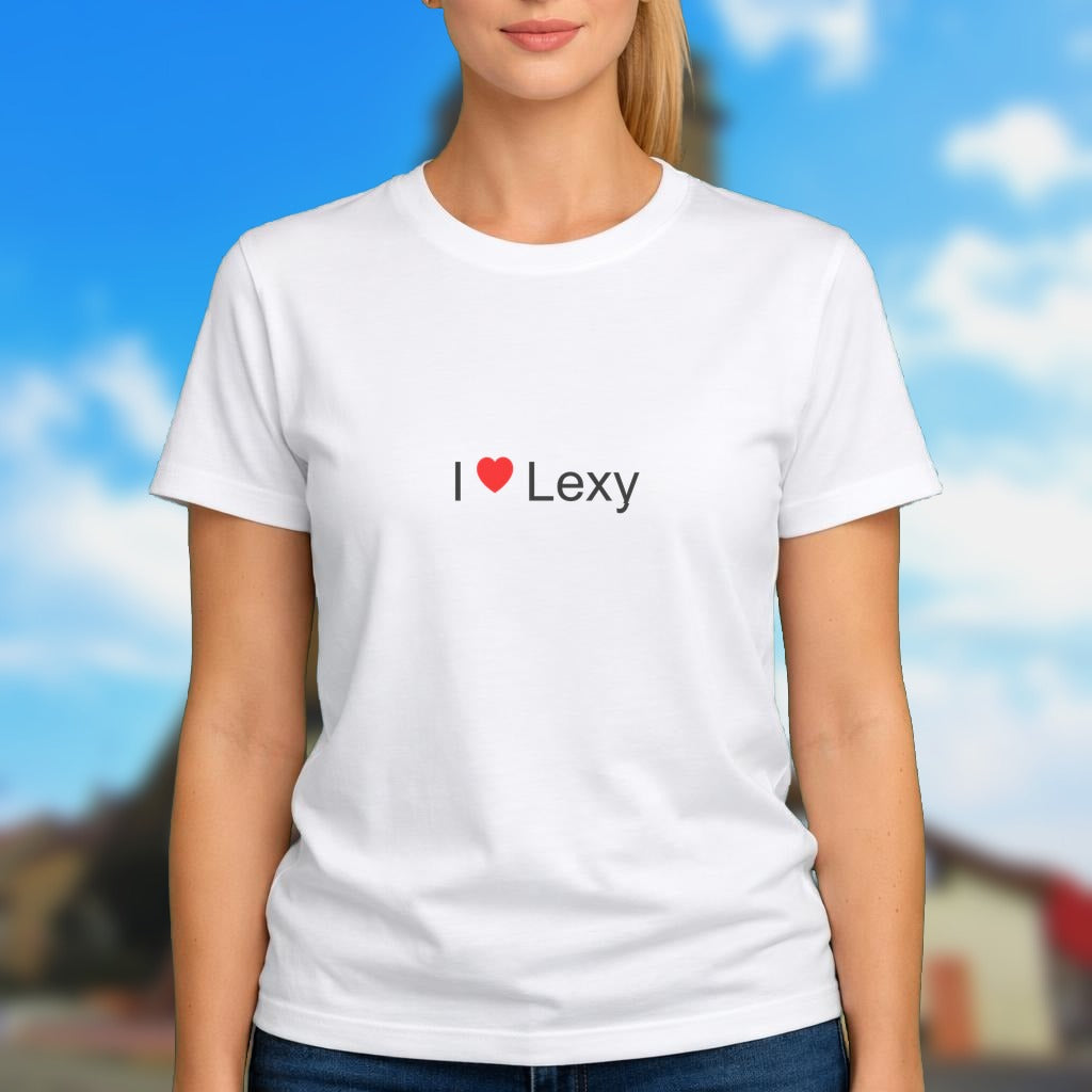 T-shirt I love lexy
