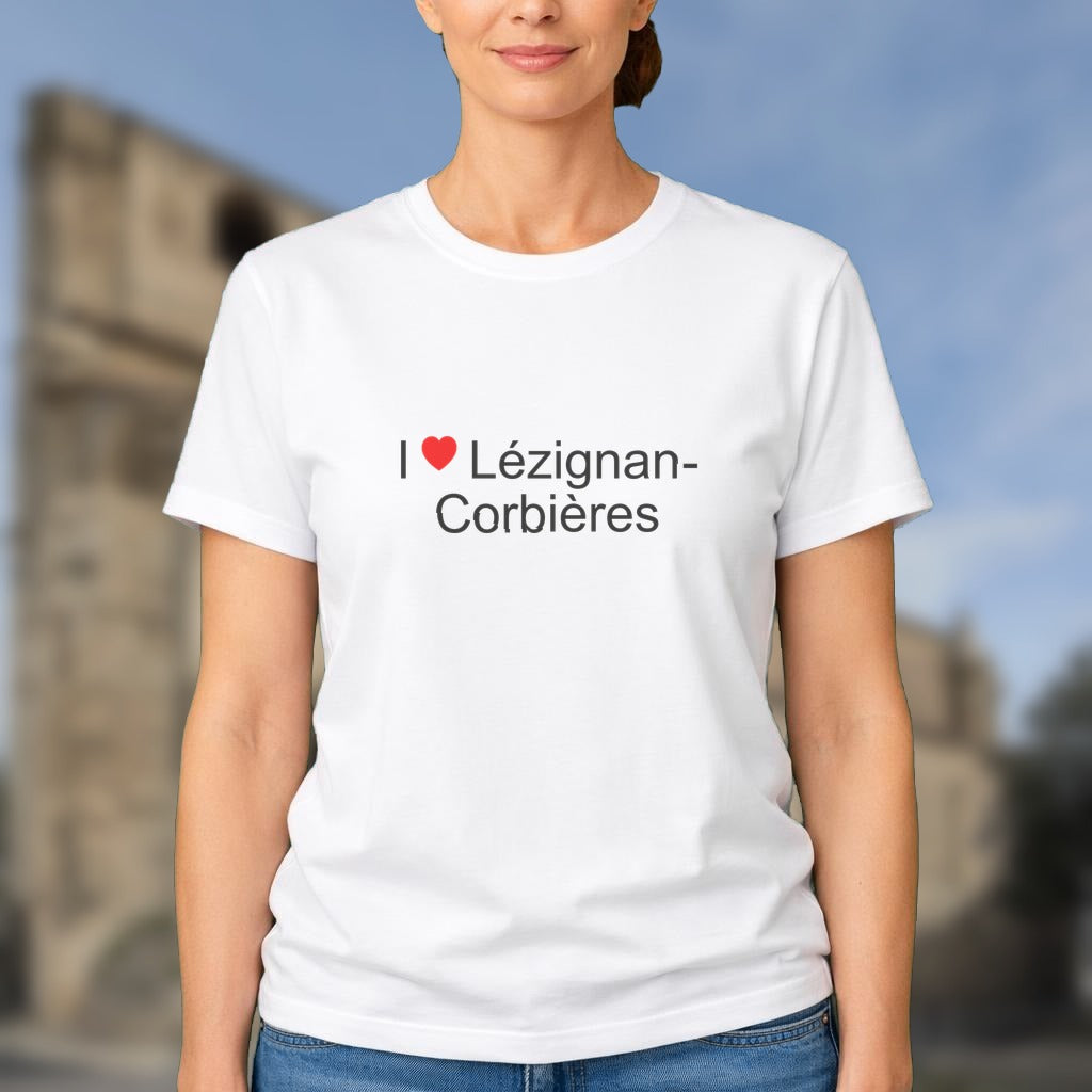 T-shirt I love lézignan-corbières