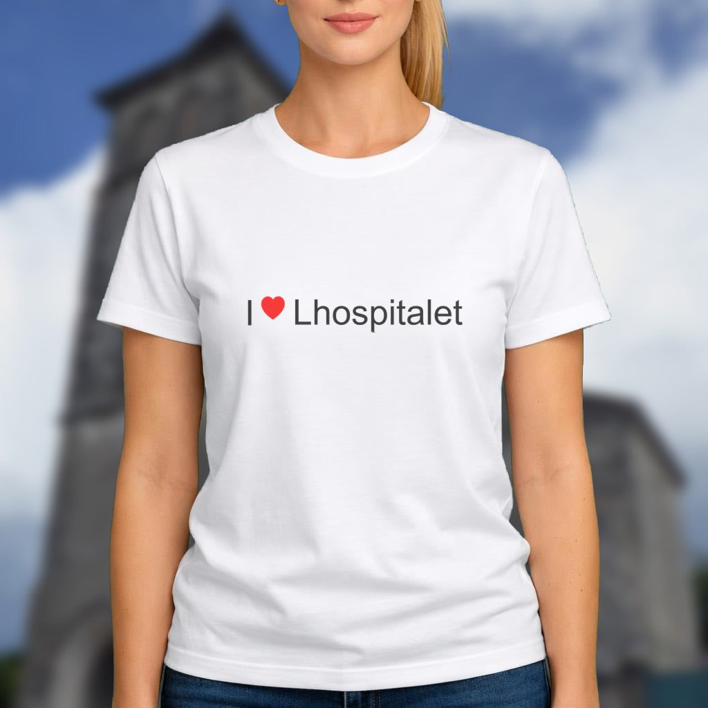 T-shirt I love lhospitalet