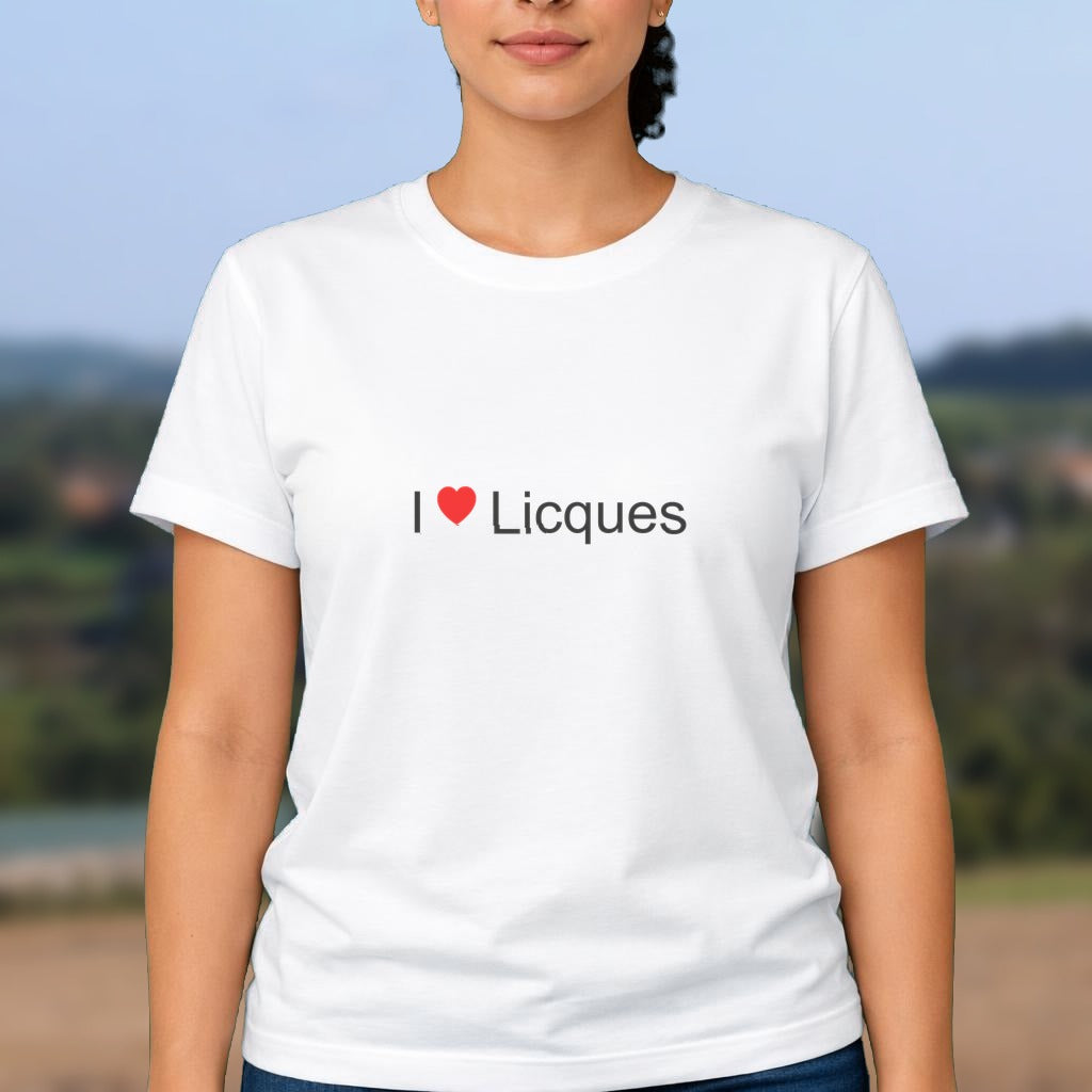 T-shirt I love licques