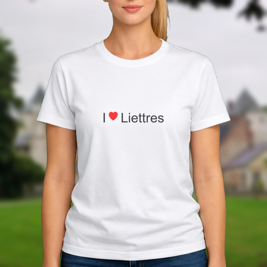 T-shirt I love liettres