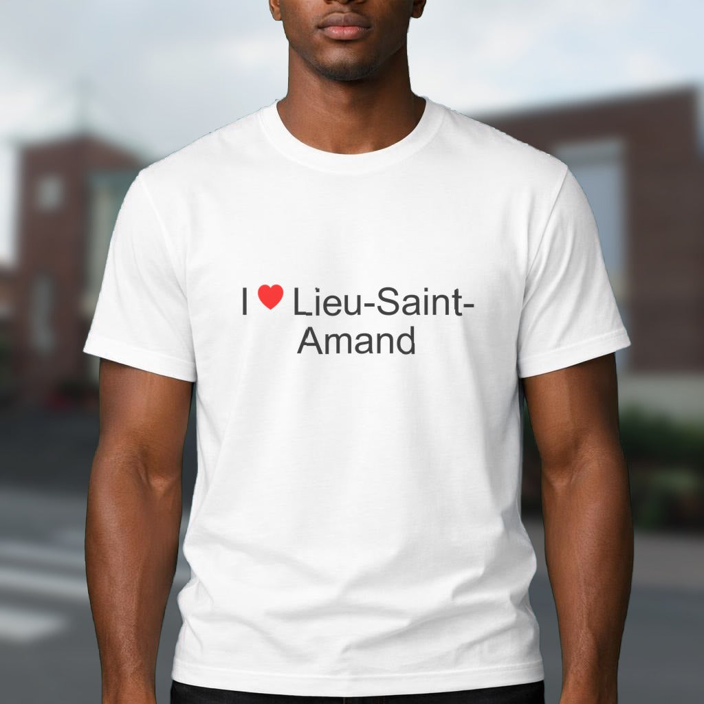 T-shirt I love lieu-saint-amand