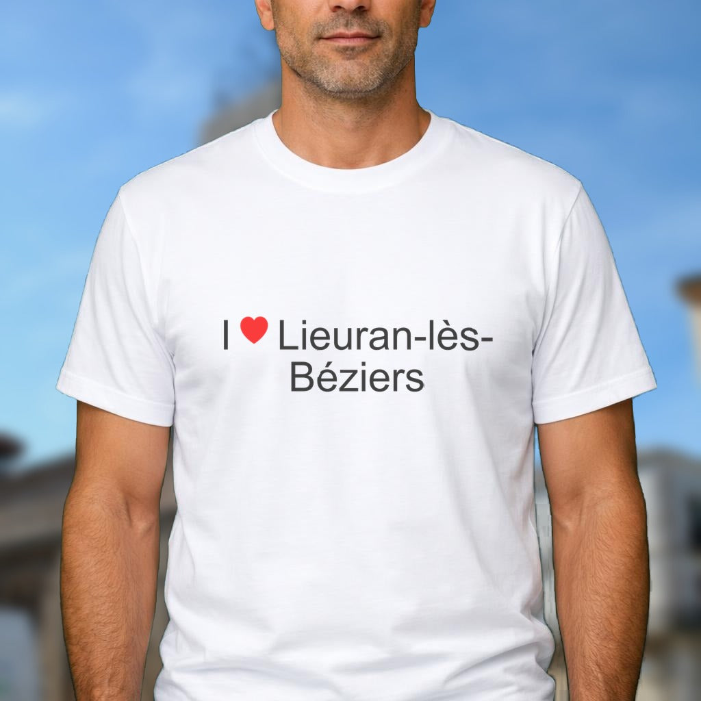 T-shirt I love lieuran-lès-béziers