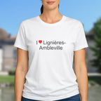 T-shirt I love lignières-ambleville
