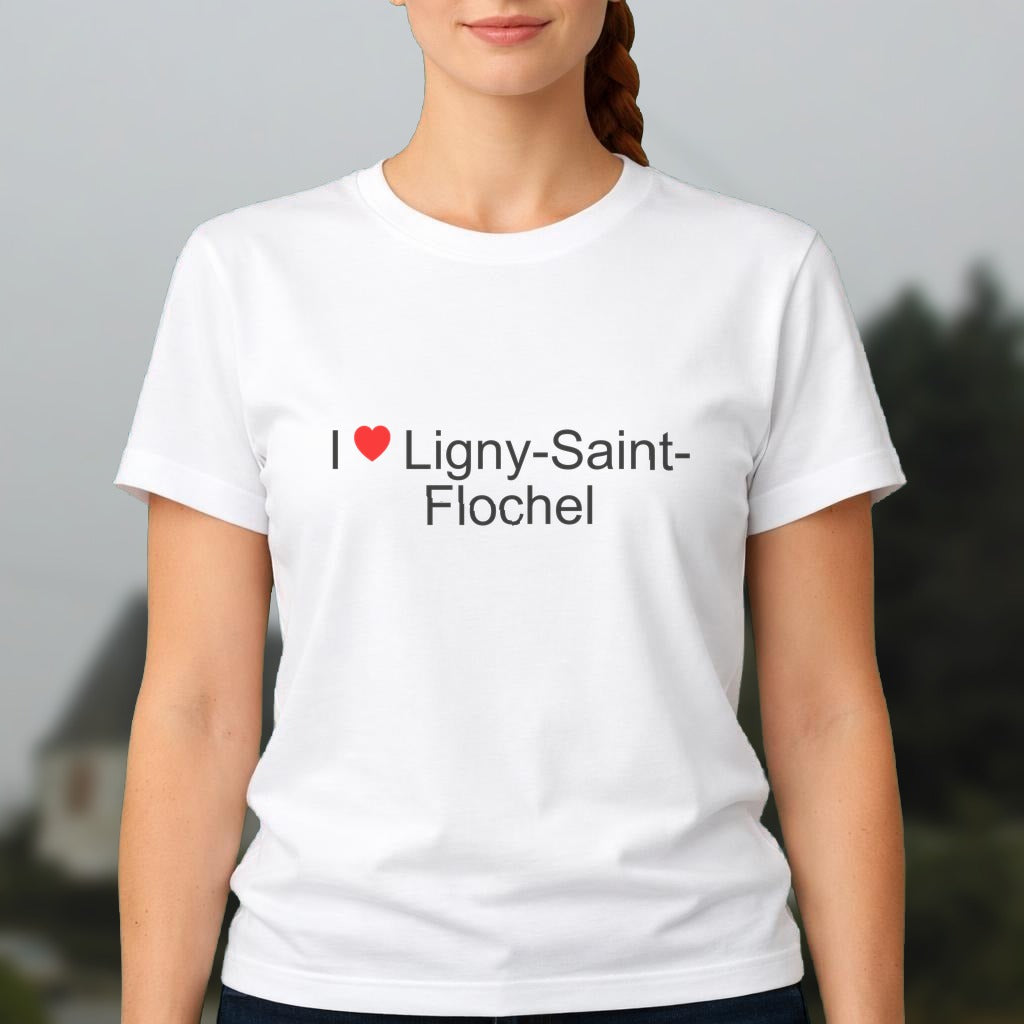 T-shirt I love ligny-saint-flochel