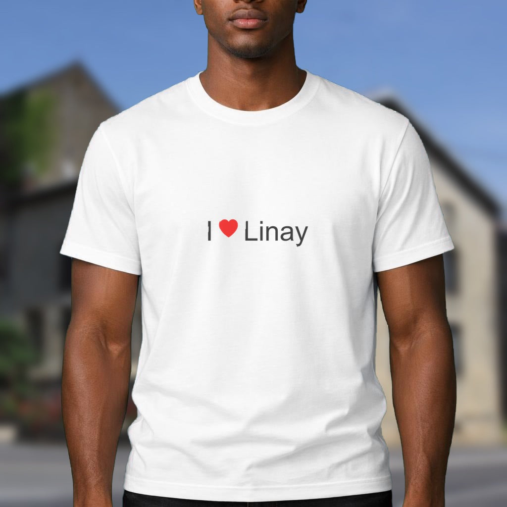 T-shirt I love linay