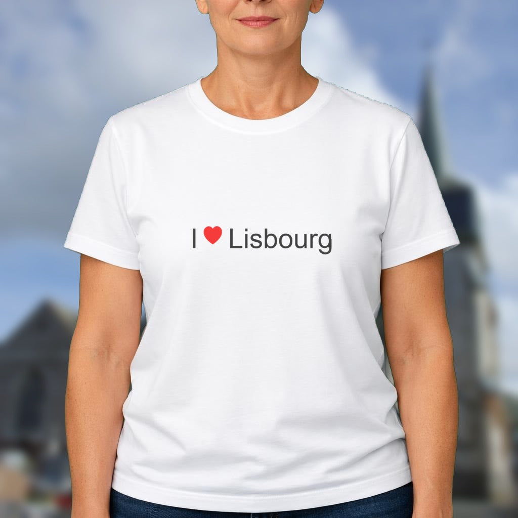 T-shirt I love lisbourg