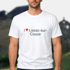 T-shirt I love lissac-sur-couze