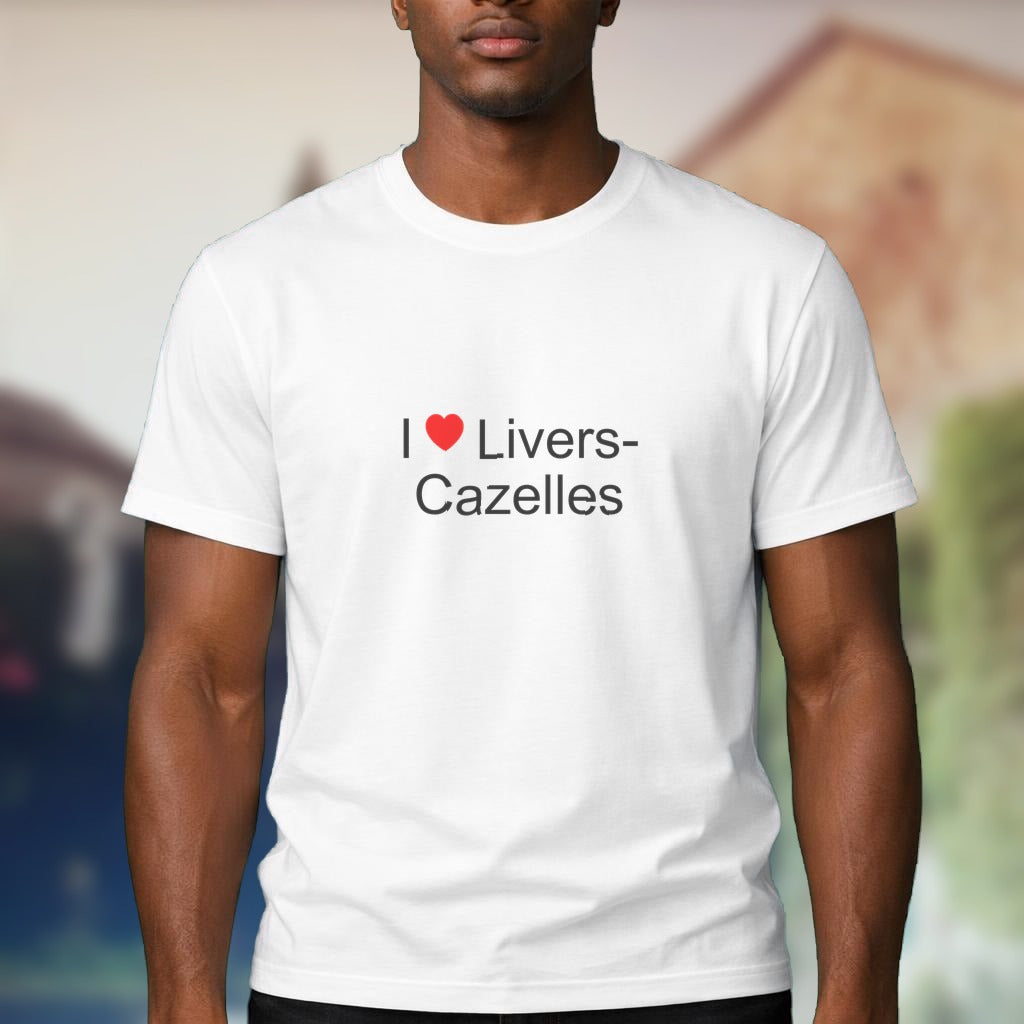 T-shirt I love livers-cazelles