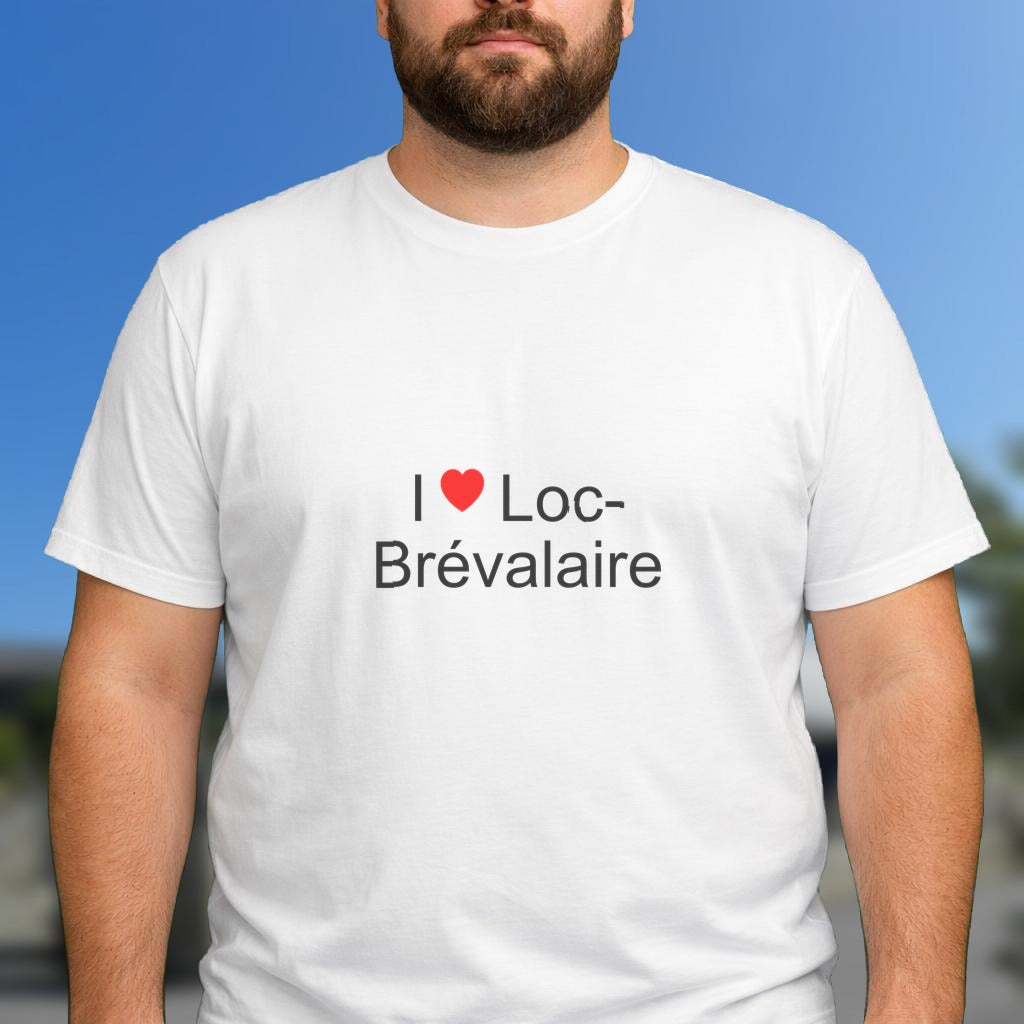 T-shirt I love loc-brévalaire