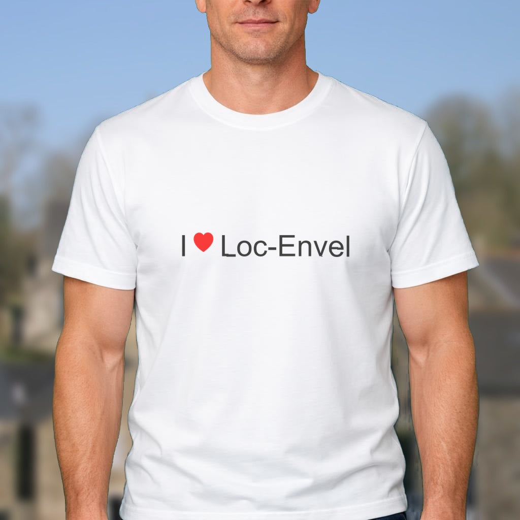 T-shirt I love loc-envel