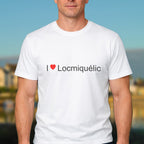 T-shirt I love locmiquélic