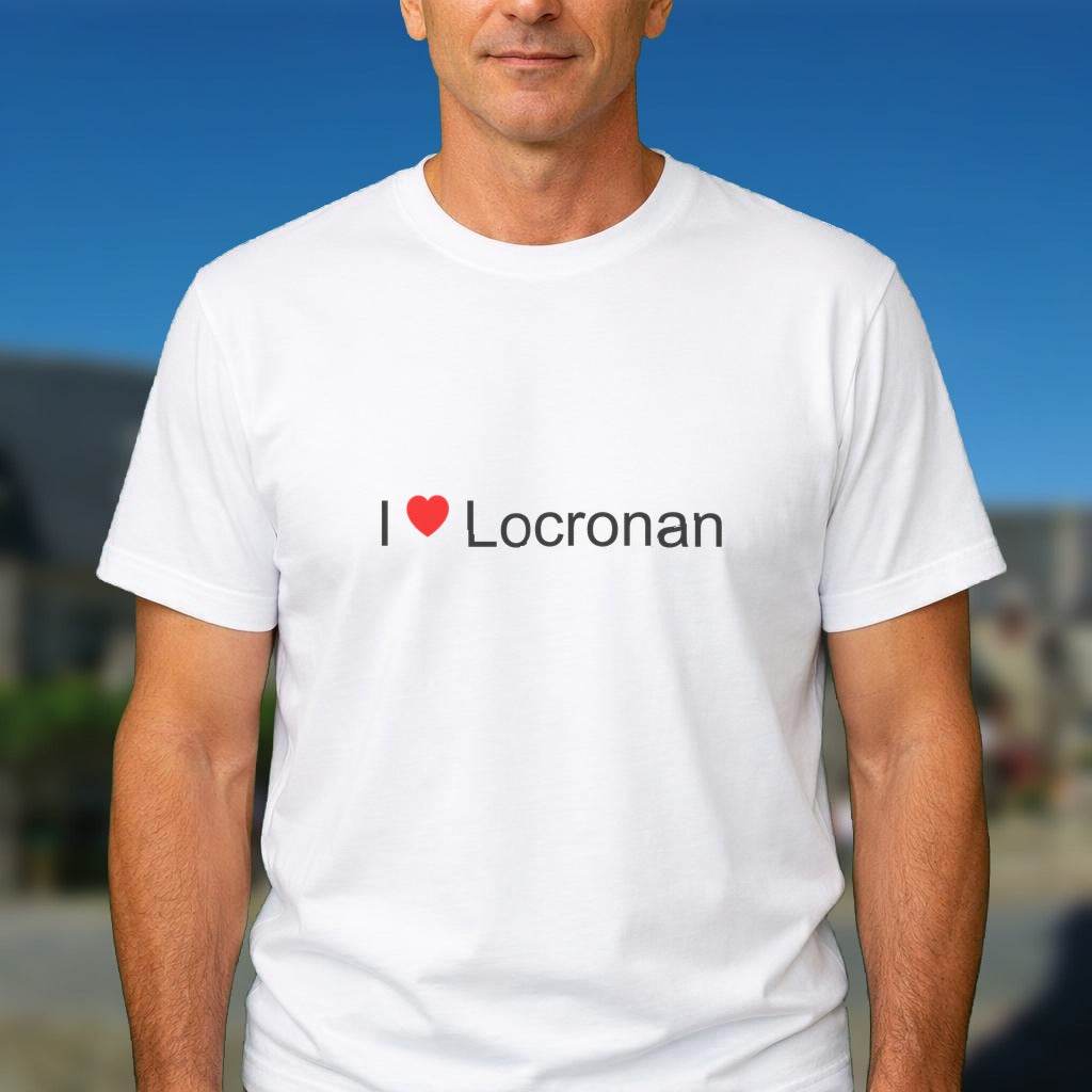T-shirt I love locronan