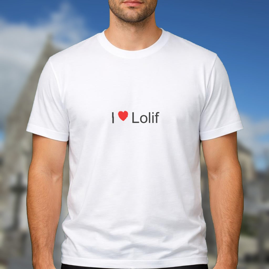 T-shirt I love lolif