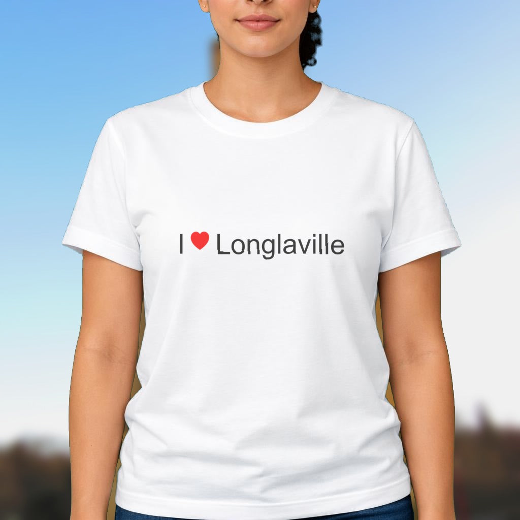 T-shirt I love longlaville