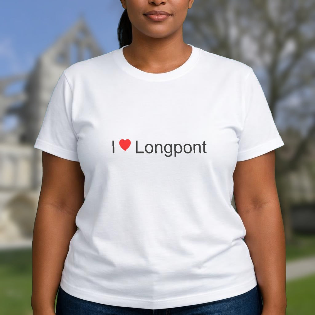 T-shirt I love longpont