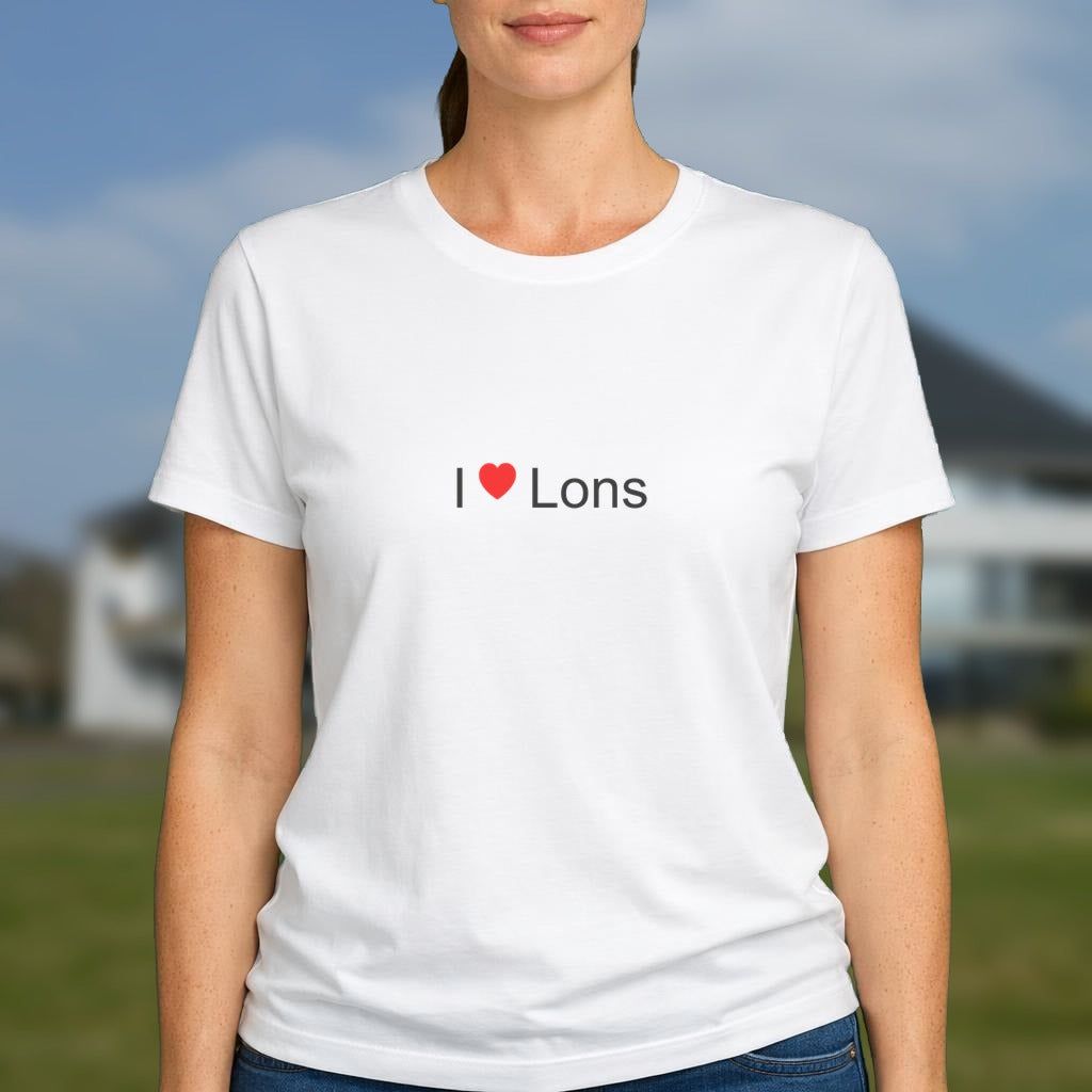 T-shirt I love lons