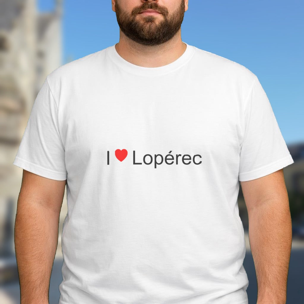 T-shirt I love lopérec