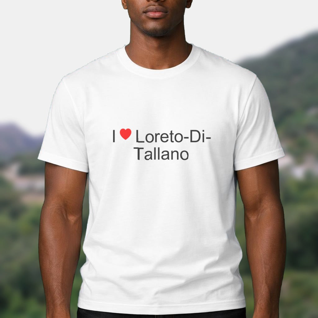 T-shirt I love loreto-di-tallano